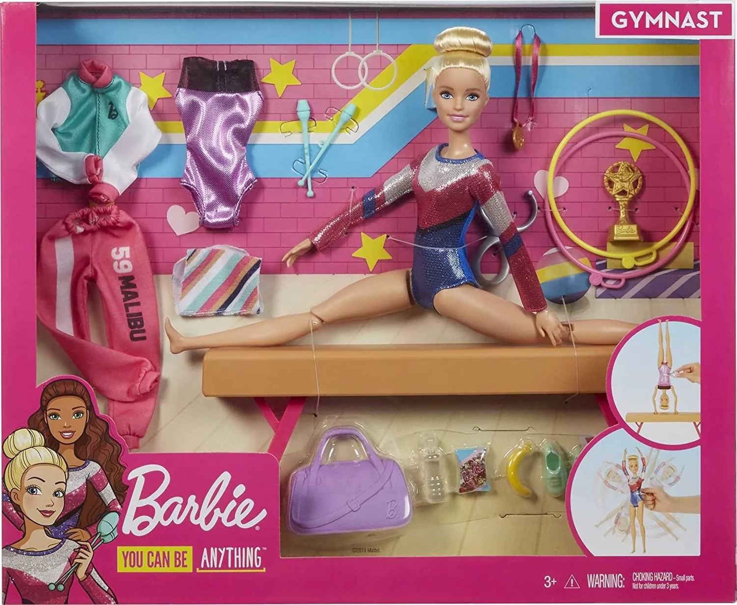 Barbie 2025 gymnastics beam