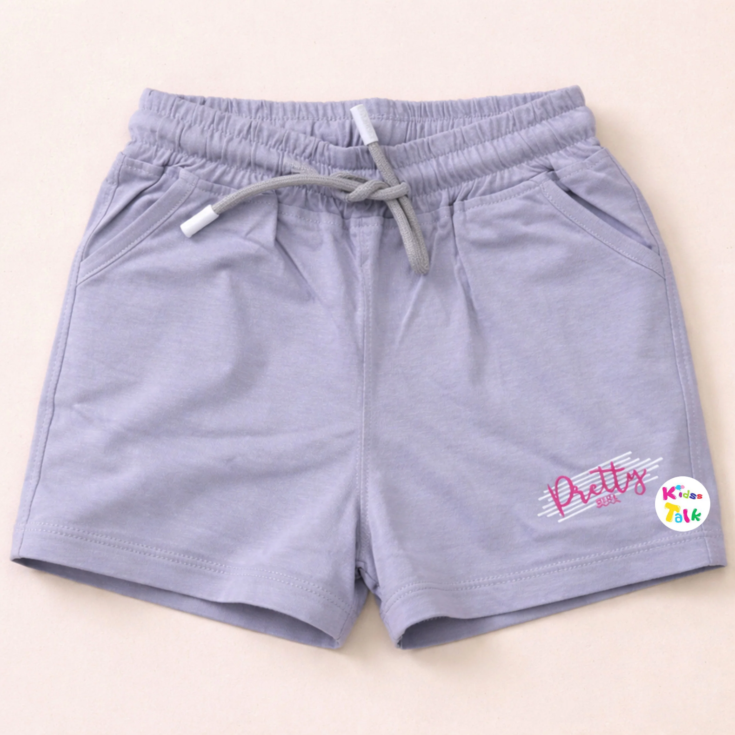Cotton Regular Fit Printed Shorts - Lavender