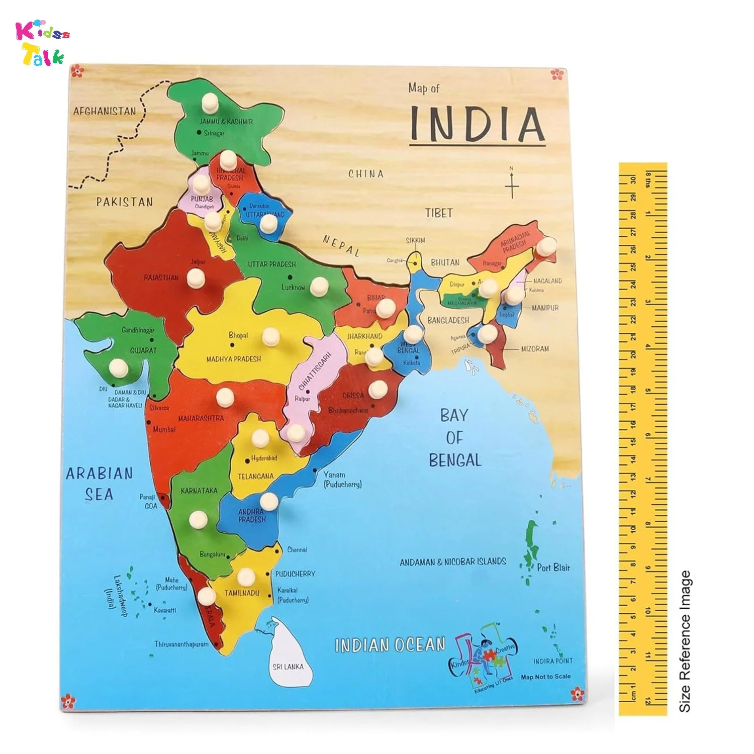 Little Genius Map-india-hindi