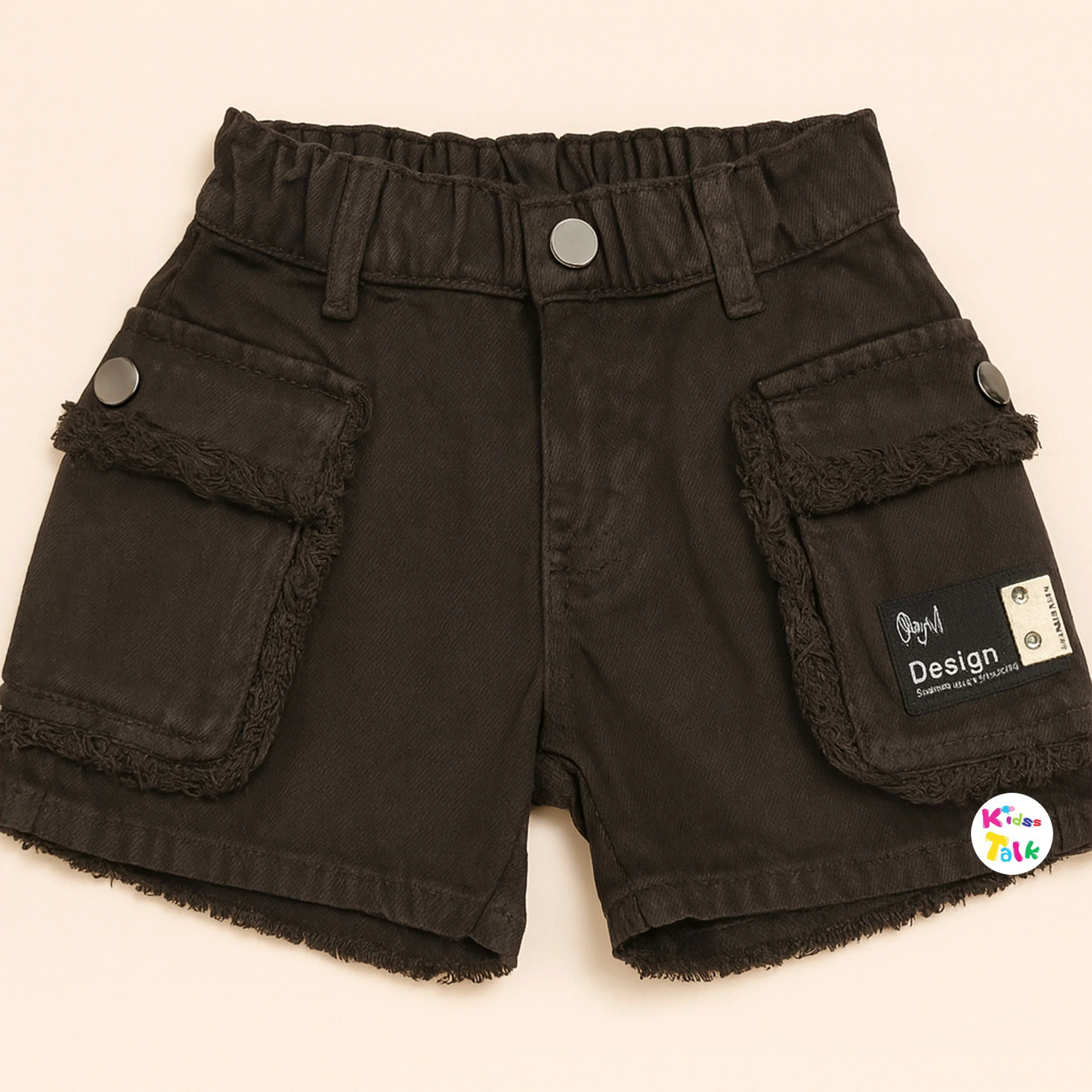 Cute Denim Regular Fit Shorts - Brown