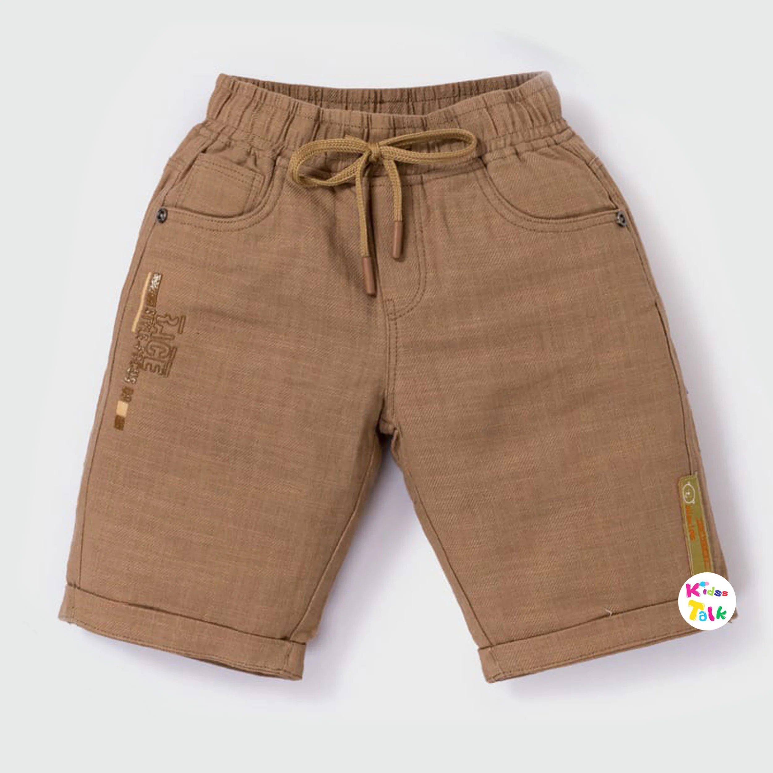 Cotton Regular Fit Bermudas - Brown