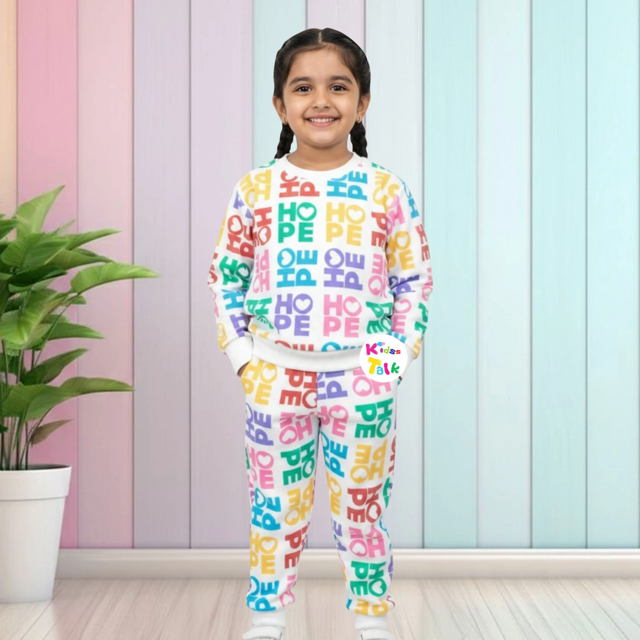 Polyfill Full Sleeve Hooded Windcheater Set - White