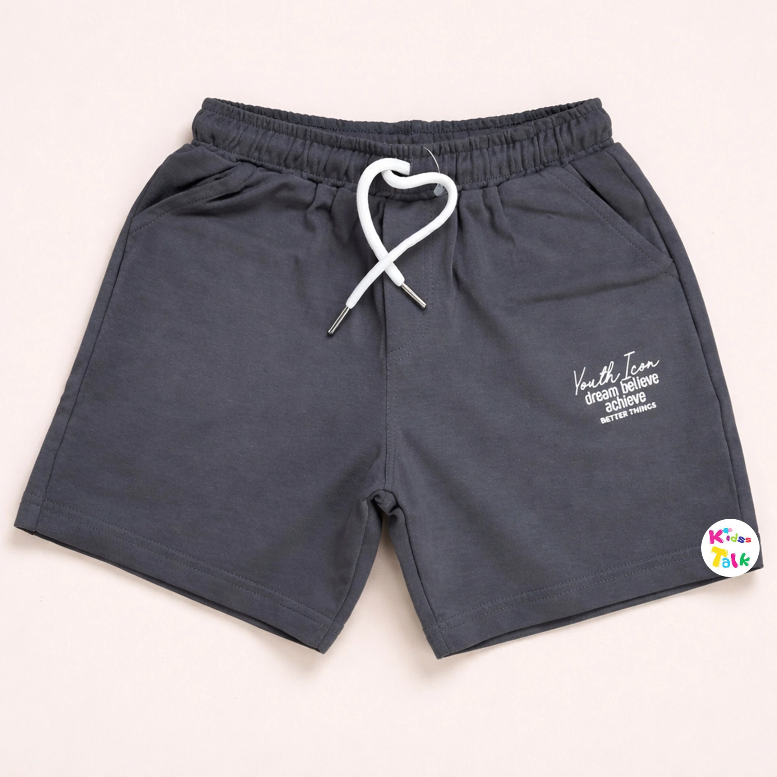 Cotton Regular Fit Half Pant - Grey