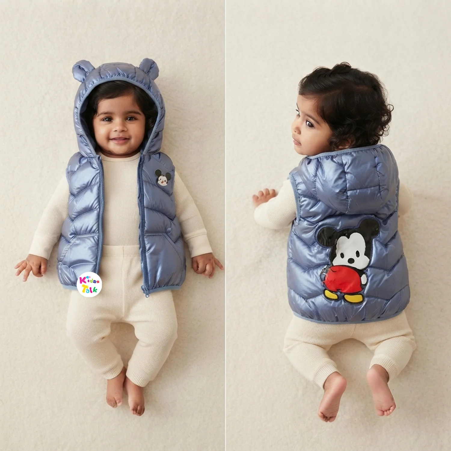 Polyfill Full Sleeve Cute Jacket - Blue