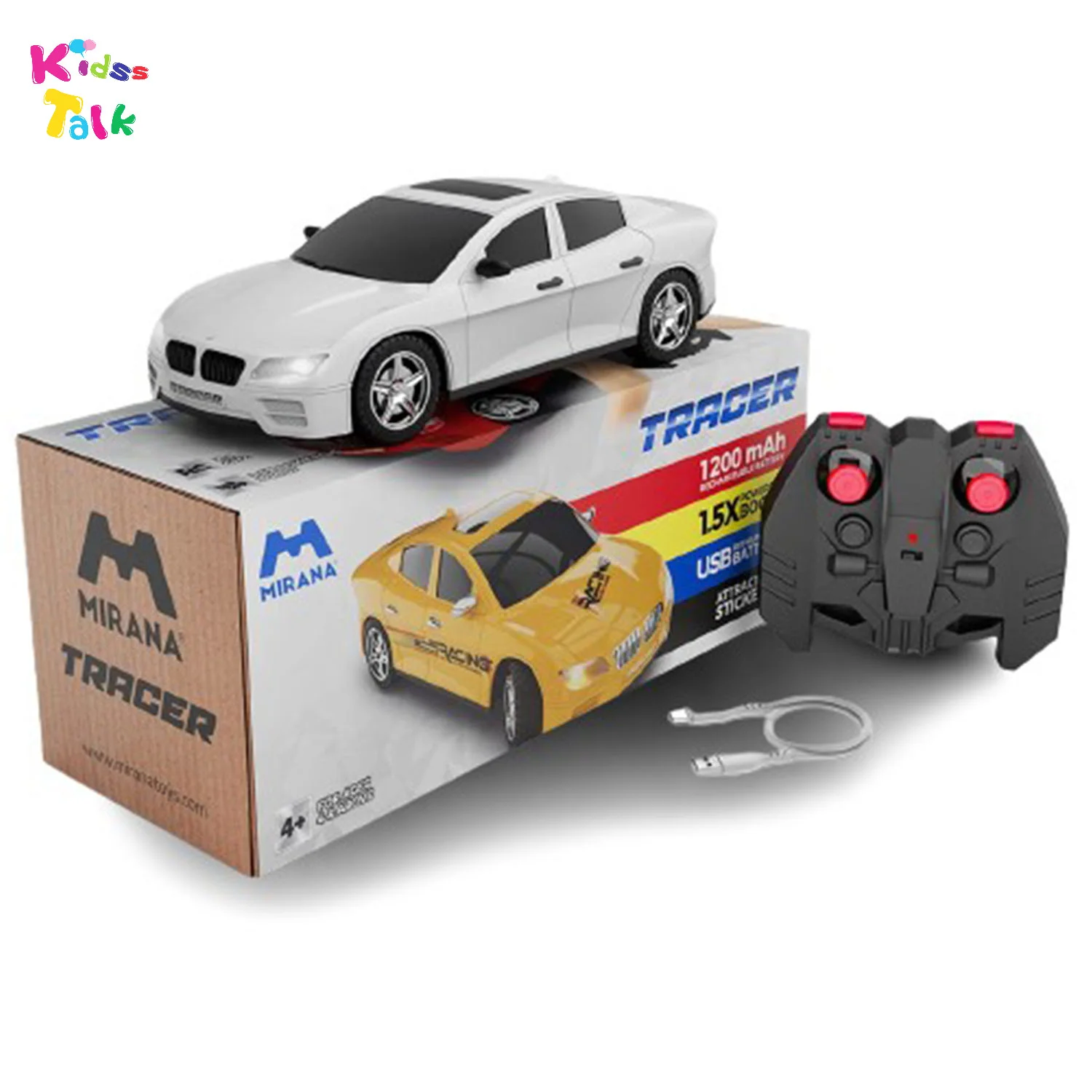 Tracer Remote Car Pearl White