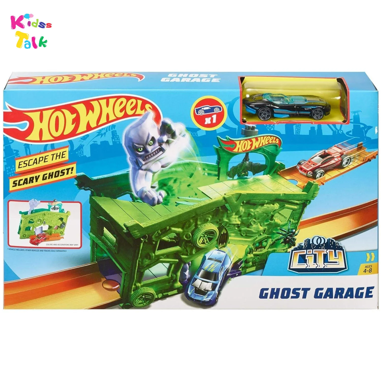 Hot Wheels Ghost Garage Play Set