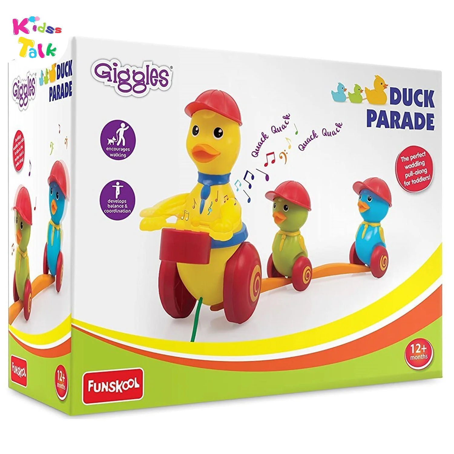 Giggles Duck Parade Pull Along