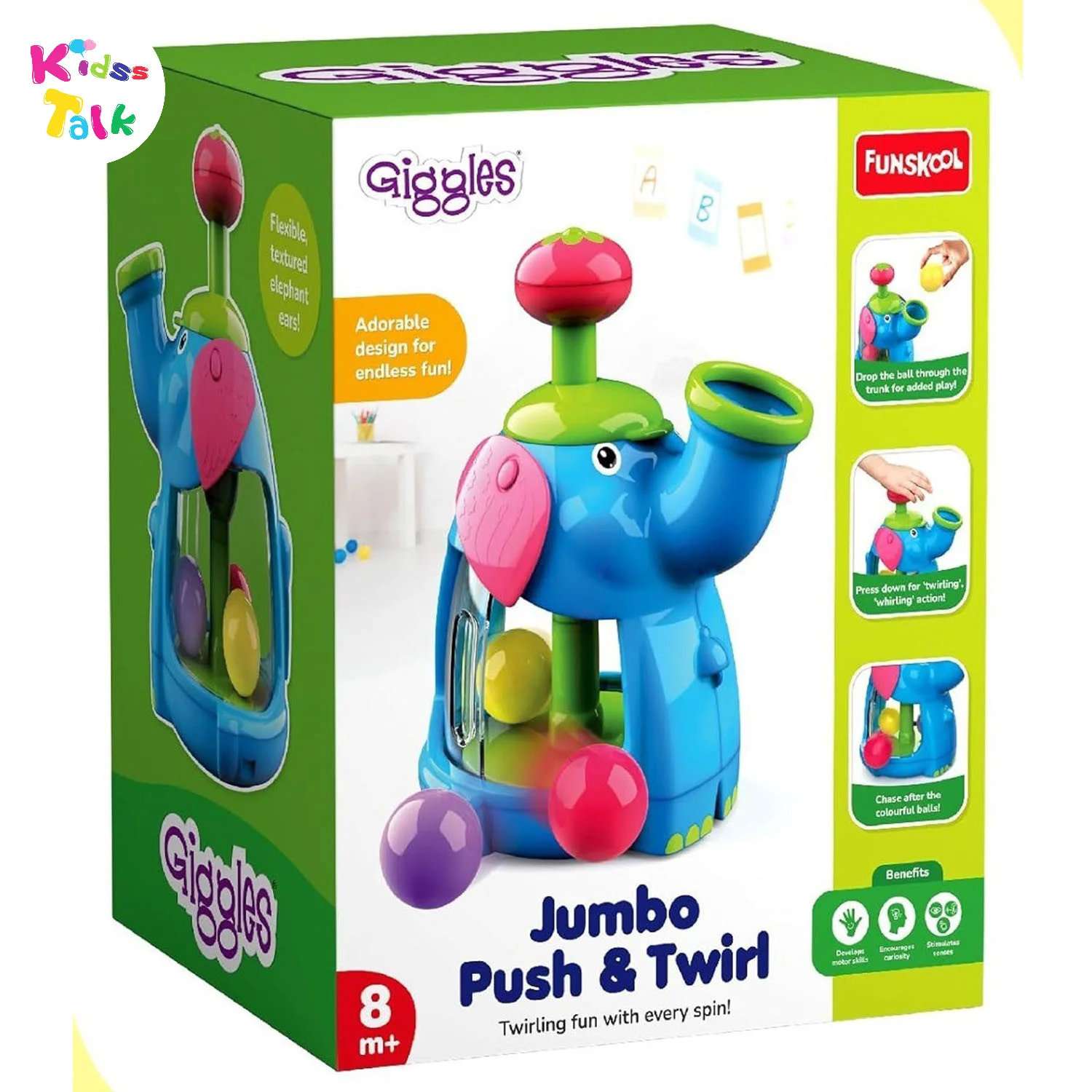 Funskool Giggles Jumbo Push N Twirl