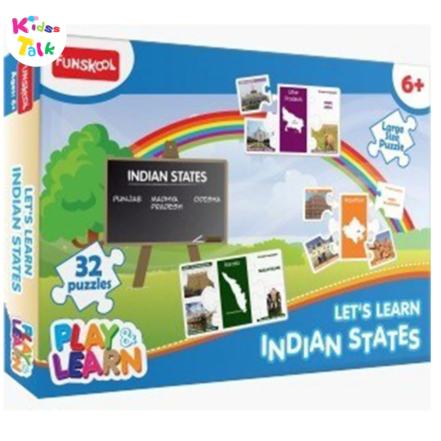 Funskool Lets Learn Indian States 32pcs