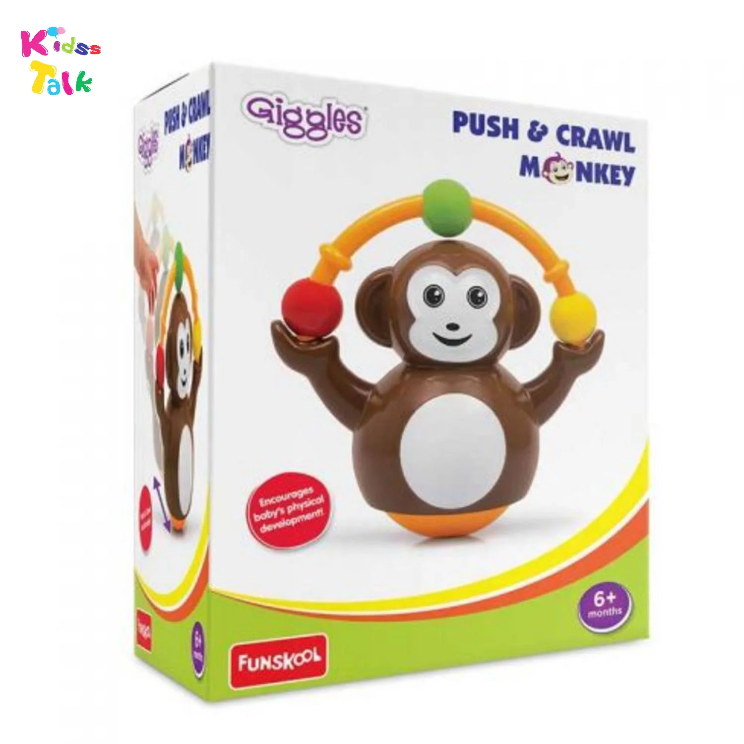 Funskool Push And Crawl Monkey