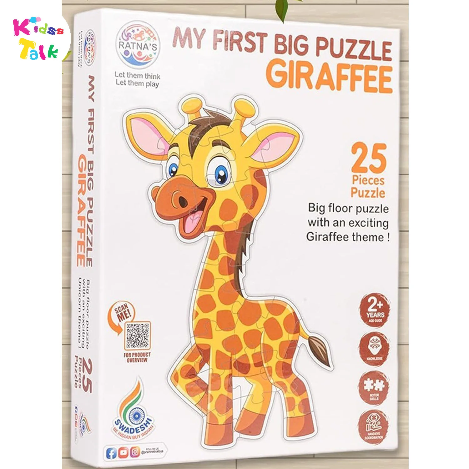 Ratnas My First Big Puzzle Giraffe