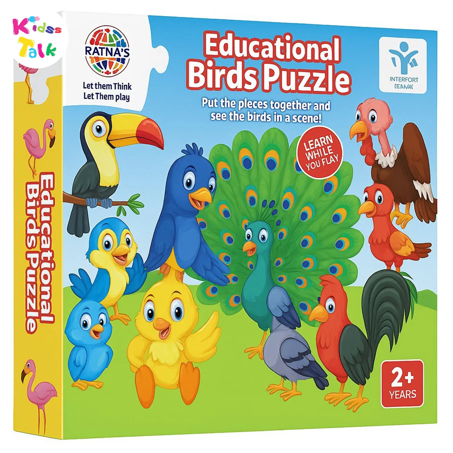 Ratnas Educational Puzzle Birds