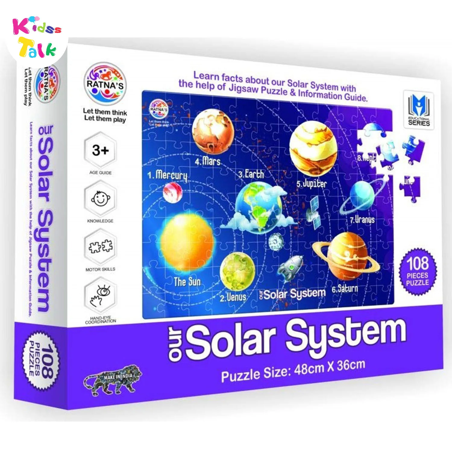Ratnas Our Solar System Puzzles 99pcs