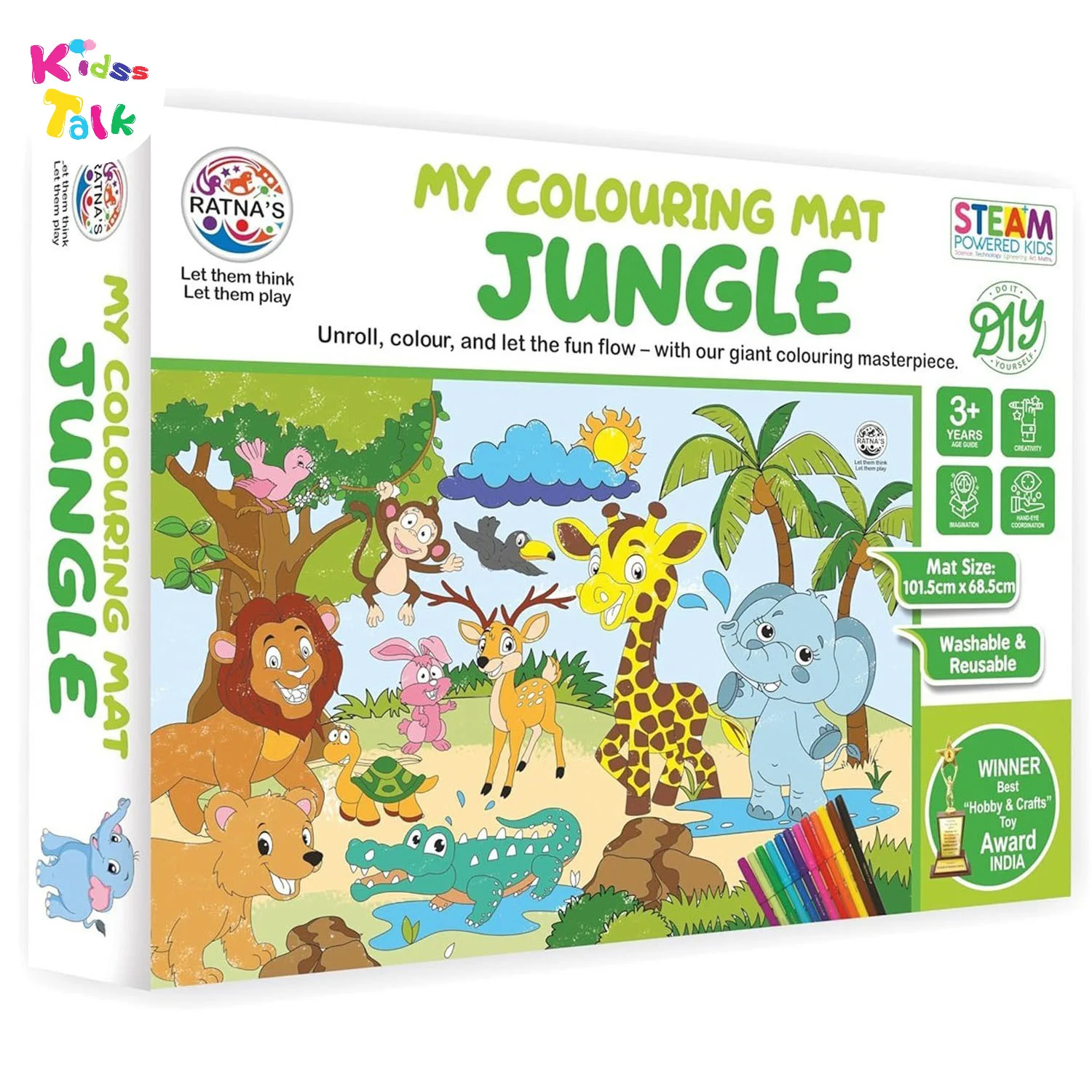 Ratnas My Colouring Mat Jungle