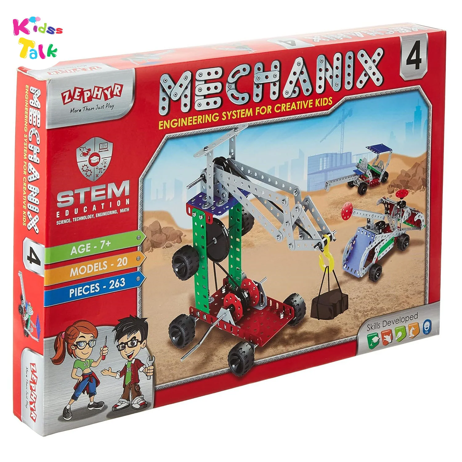 Zephyr Metal Mechanix Plane-4 263 Pcs