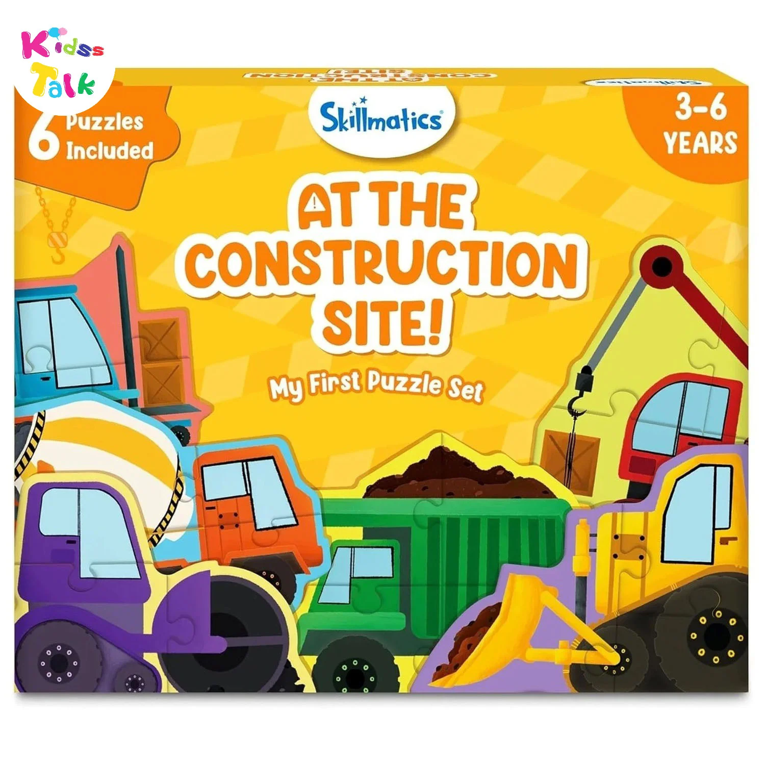 Skillmatics My First Puzzle At The Construction Site