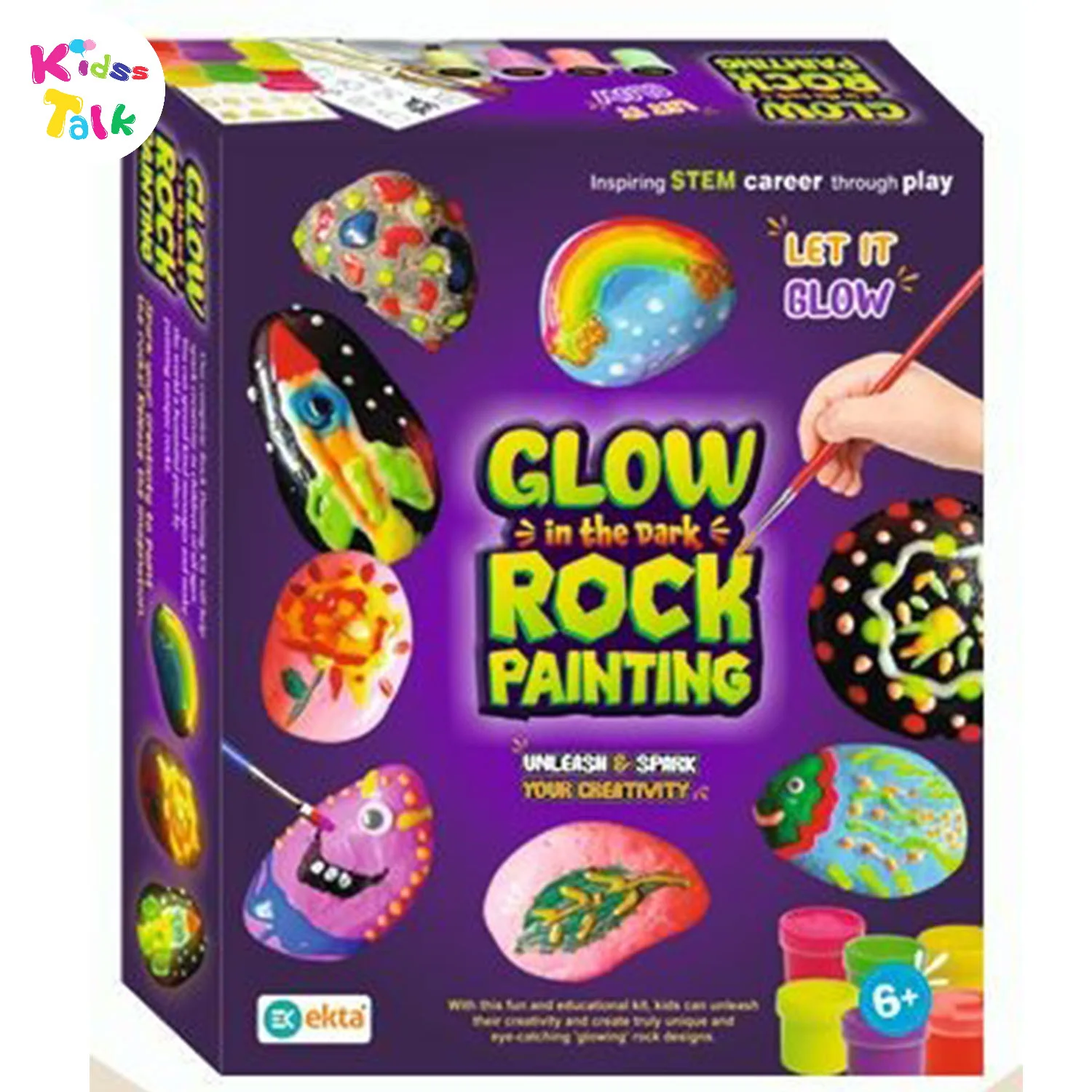 Ekta Glow In Dark Rock Painting