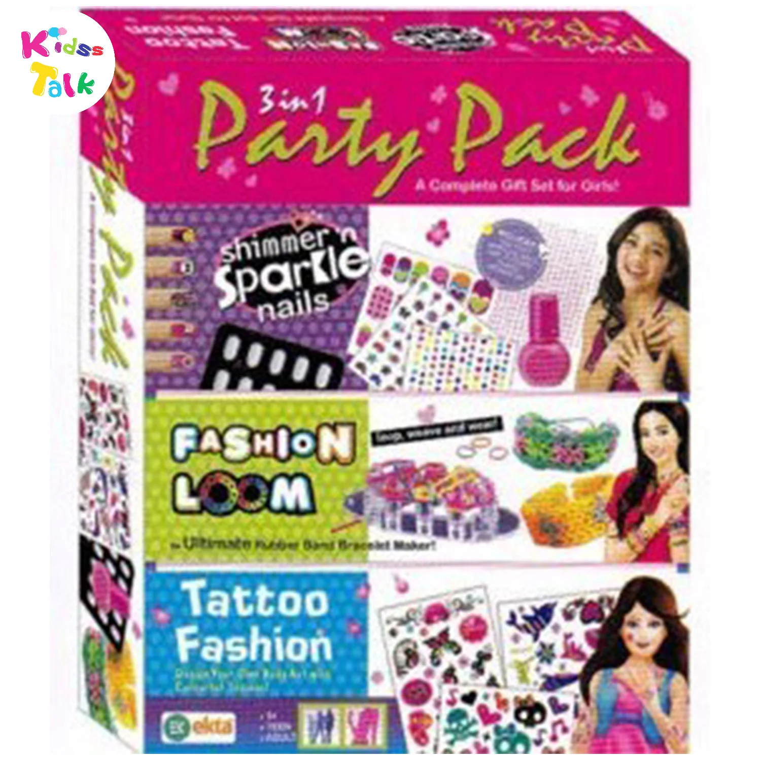Ekta Party Pack 3 In 1