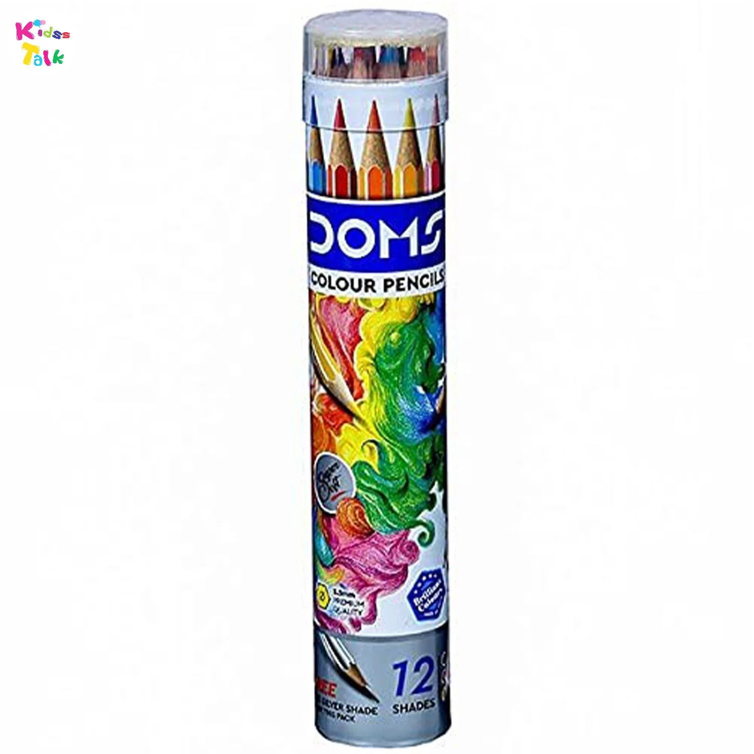 Doms 12 Shade Tin Colour Pencil