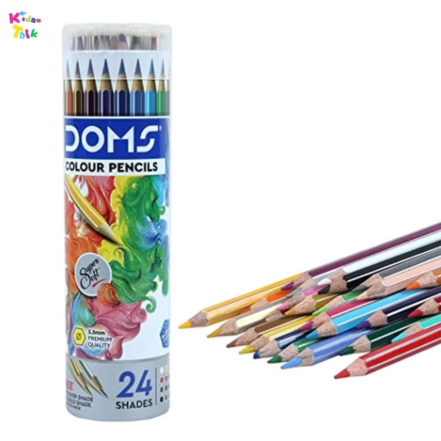 Doms 24 Shade Tin Colour Pencil