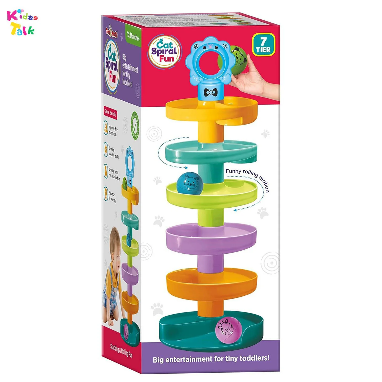 Toymate Cat Spiral Fun 7 Tier