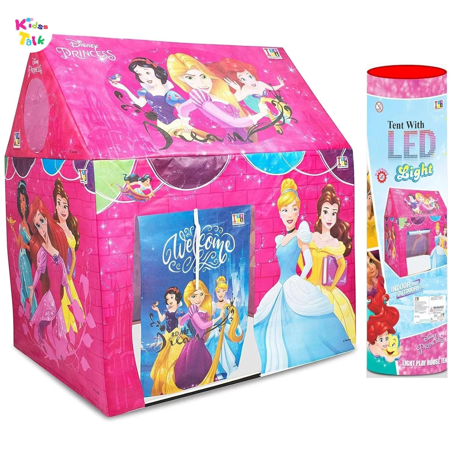 Itoys Play House Pipe Tent Princess, Tent For Kids