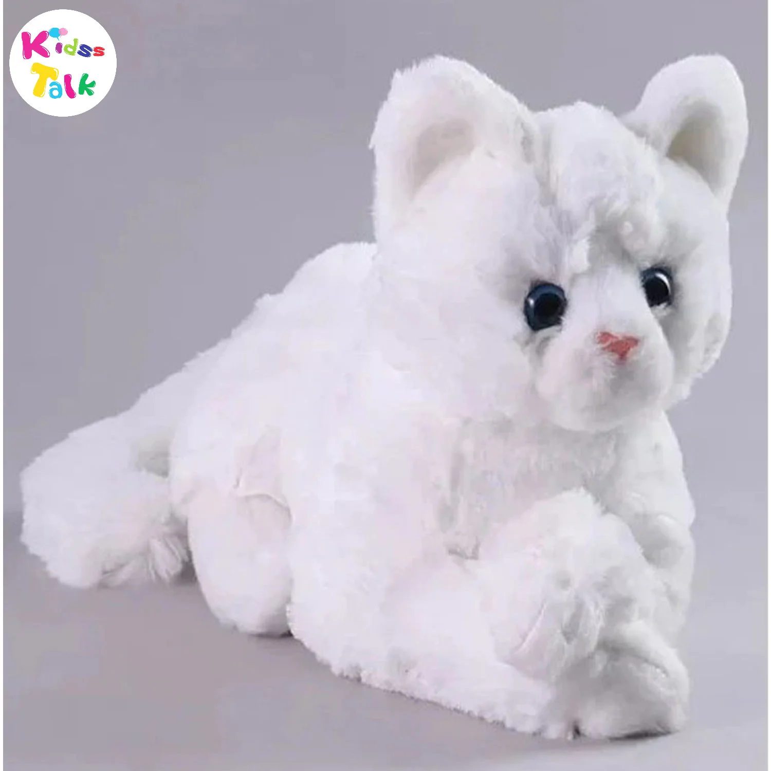 Wild Republic Paws Cat White Longpile