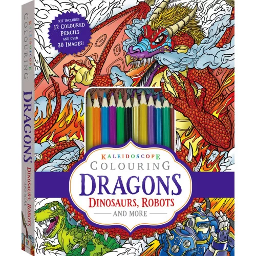 Kaleidoscope Colouring Dragons Dinosaurs  Robots A