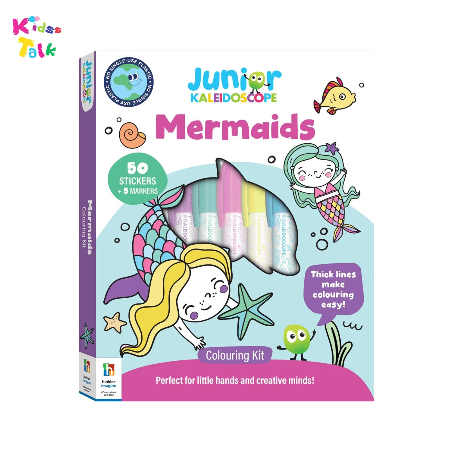 Junior Kaleidoscope Mermaids Colouring Kit