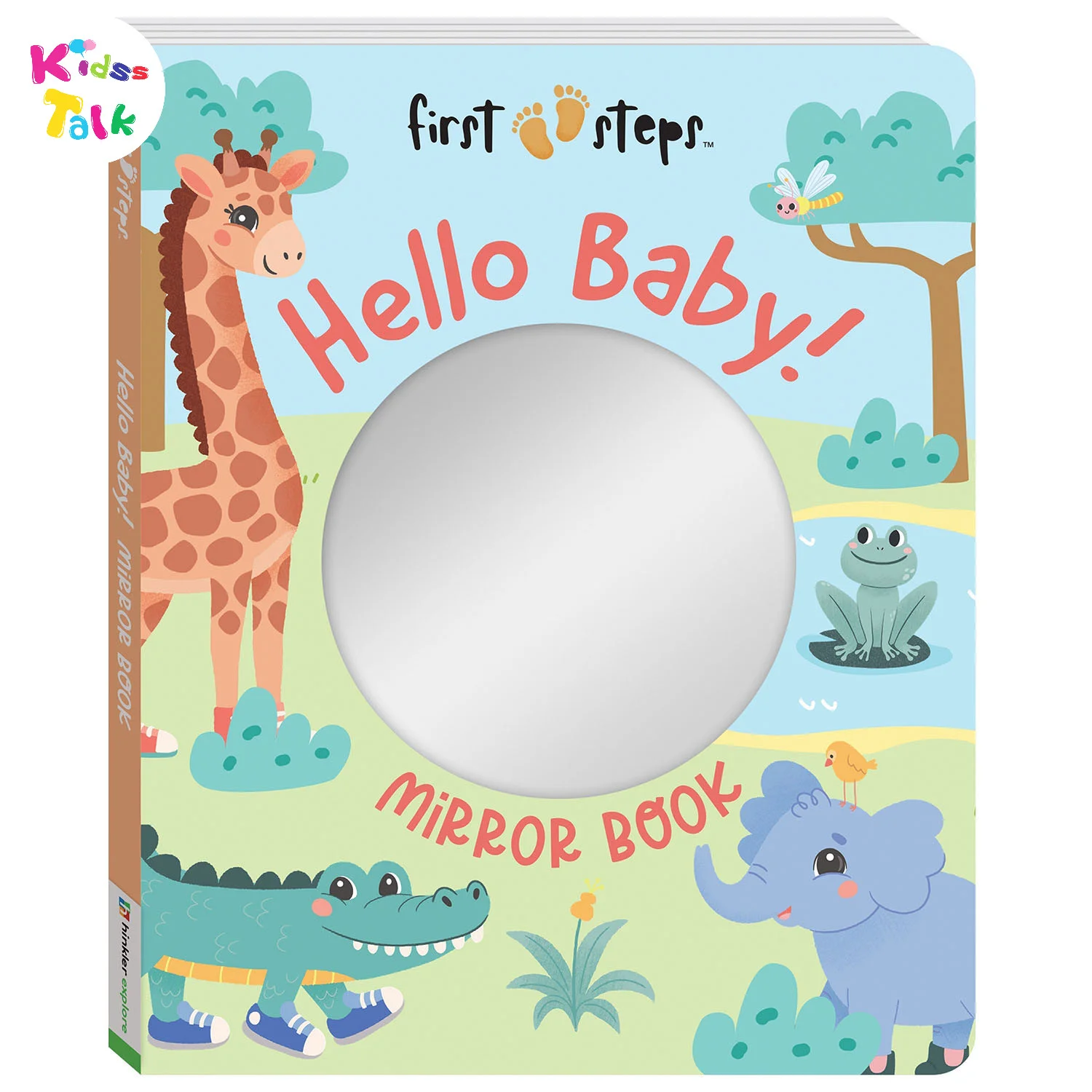 First Steps Hello Baby Mirror Book