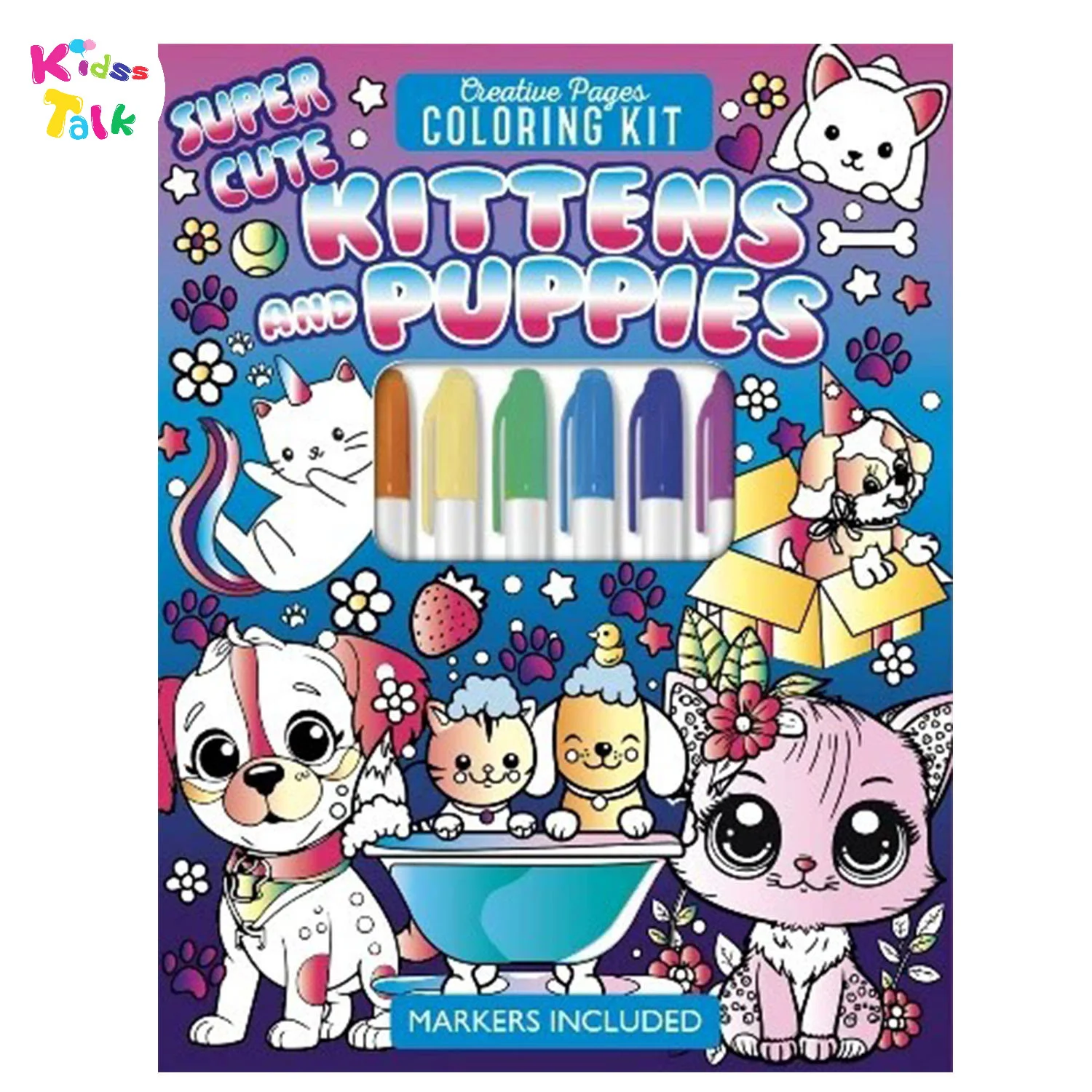 Kittens And Puppies Creative Pages Coloring Kit