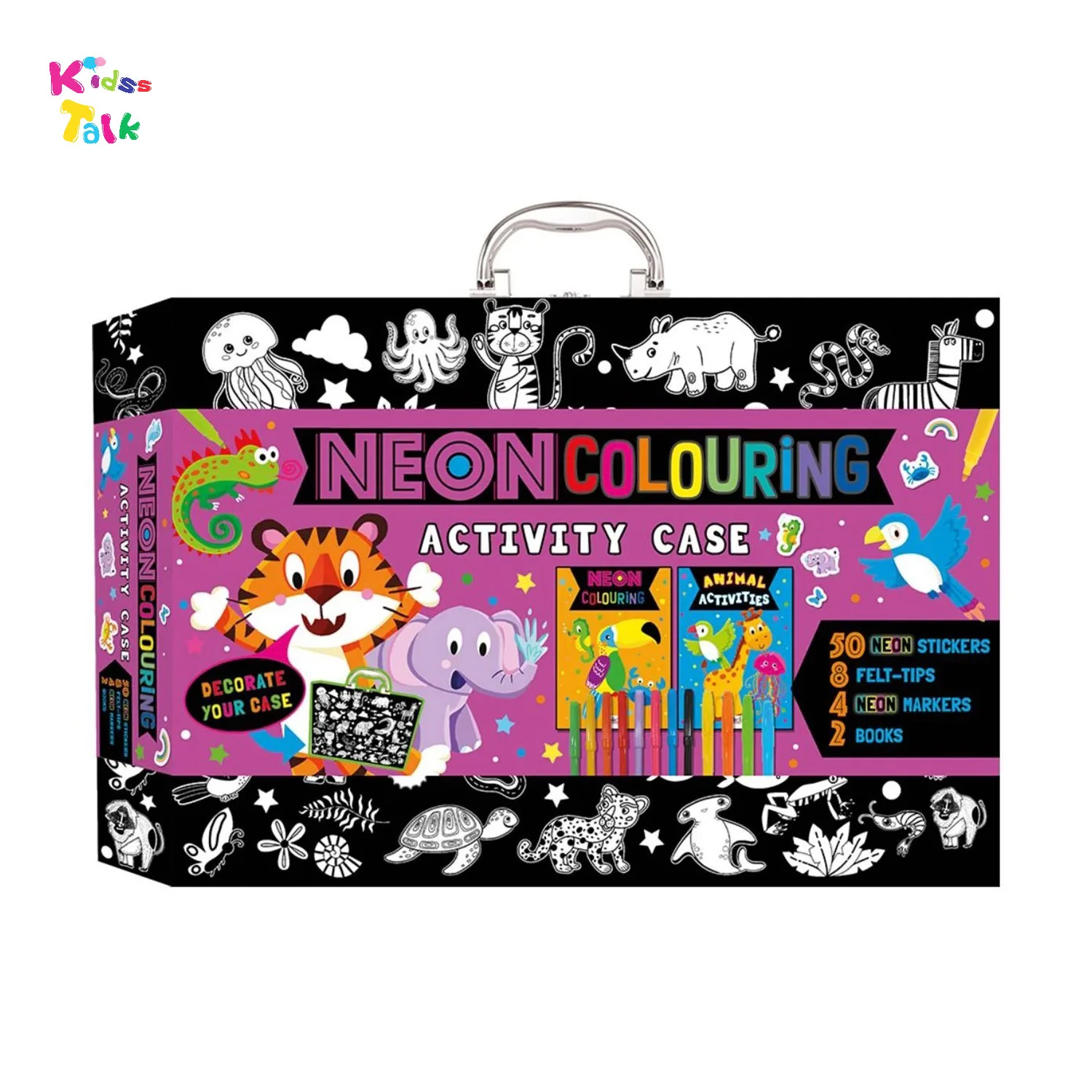 Neon Colouring Activity Case