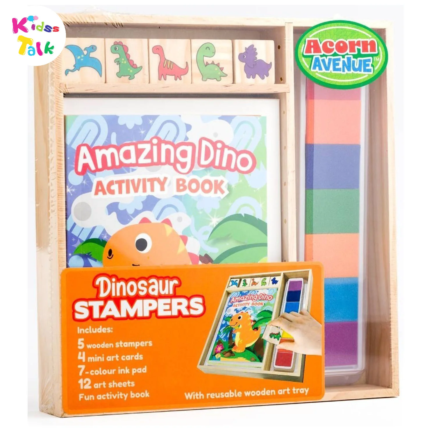 Dinosaur Wooden Stampers