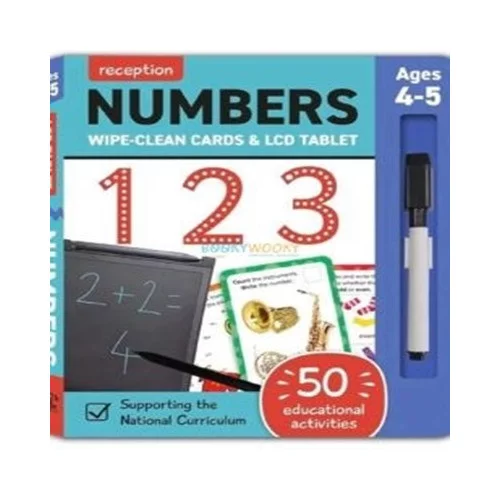 Reception Numbers Wipe Clean Cards And Lcd Tab