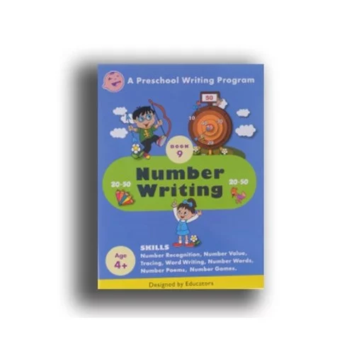 Preschool Writing Number Writing 20-50