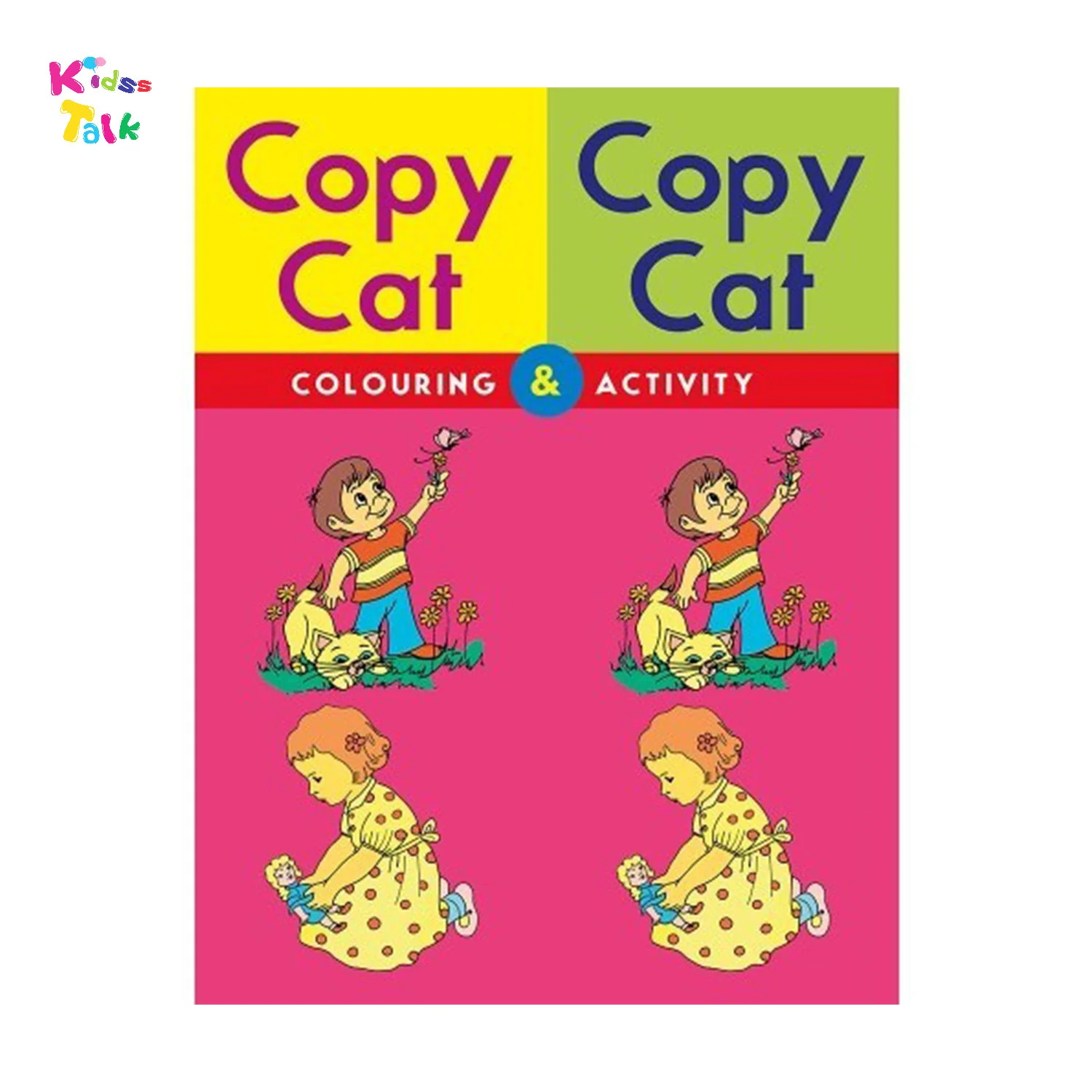 Copy Cat Colouring And Acitivity (pink)