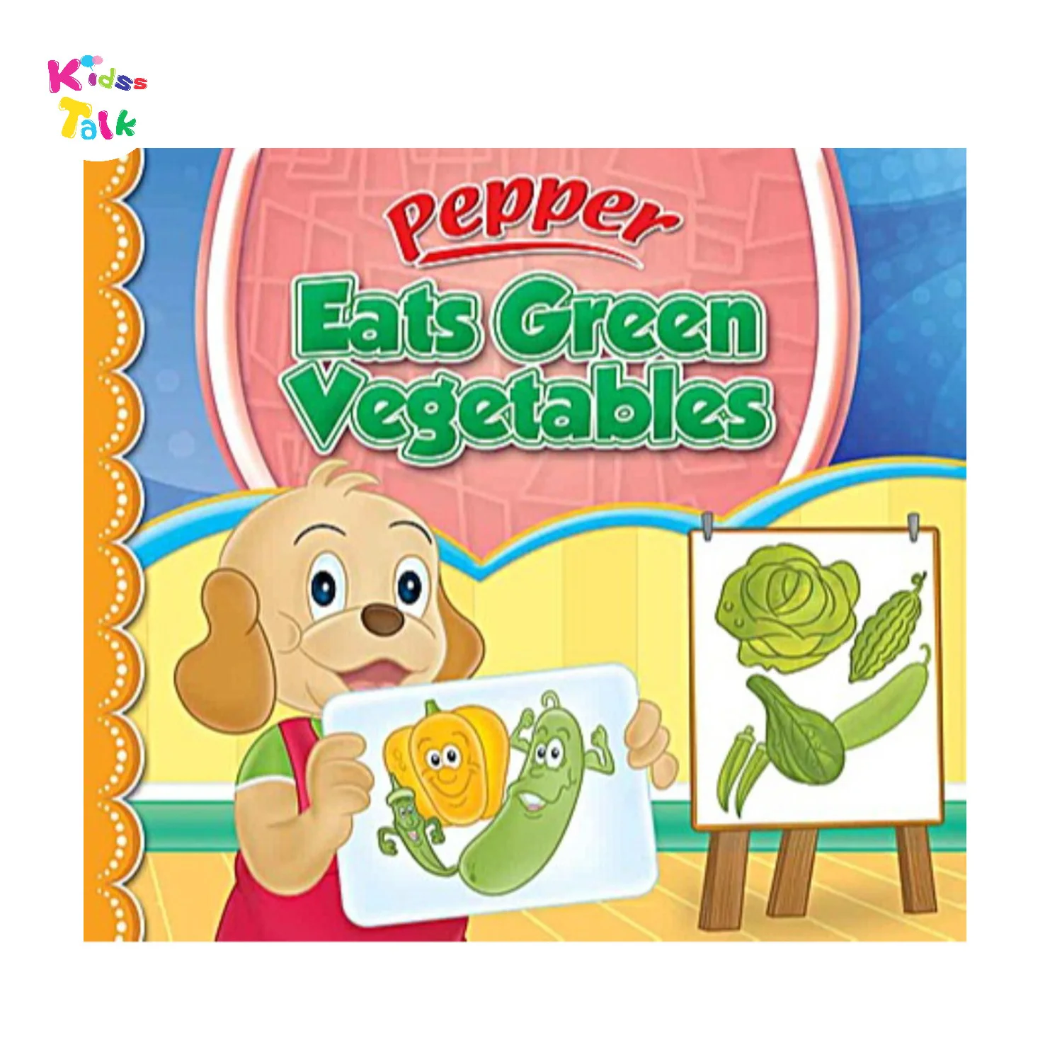 Pepper Eats Green Vegetables