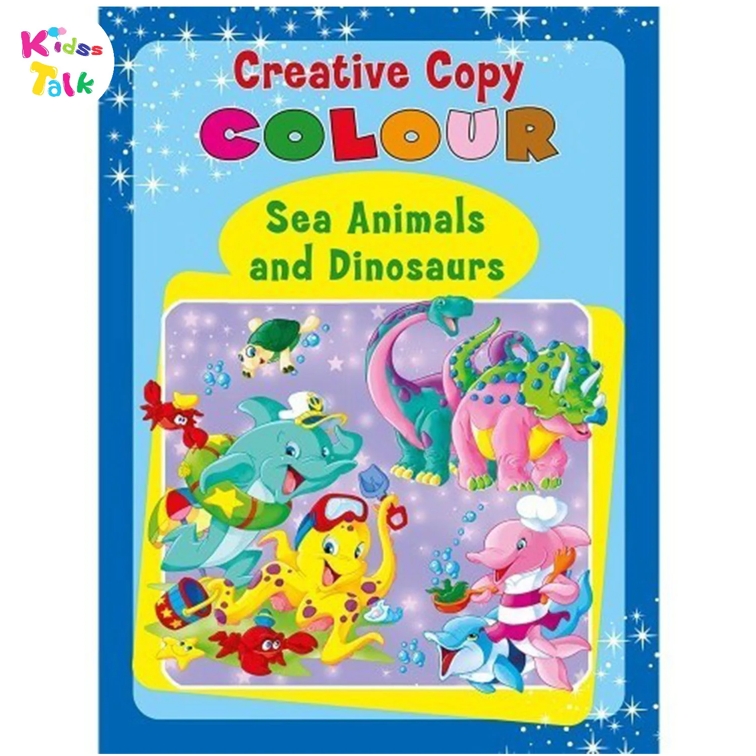 Creative Copy Colour Sea Animals And Dinosaurs