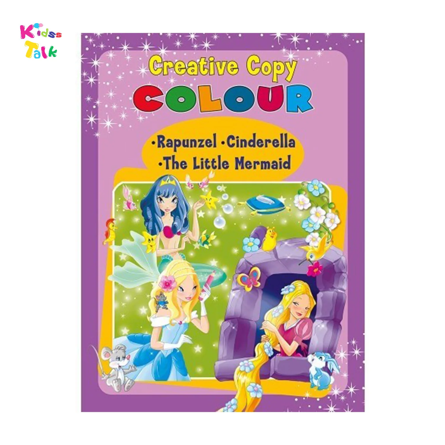 Creative Copy Colour Rapunzel Cindrella Mermaid