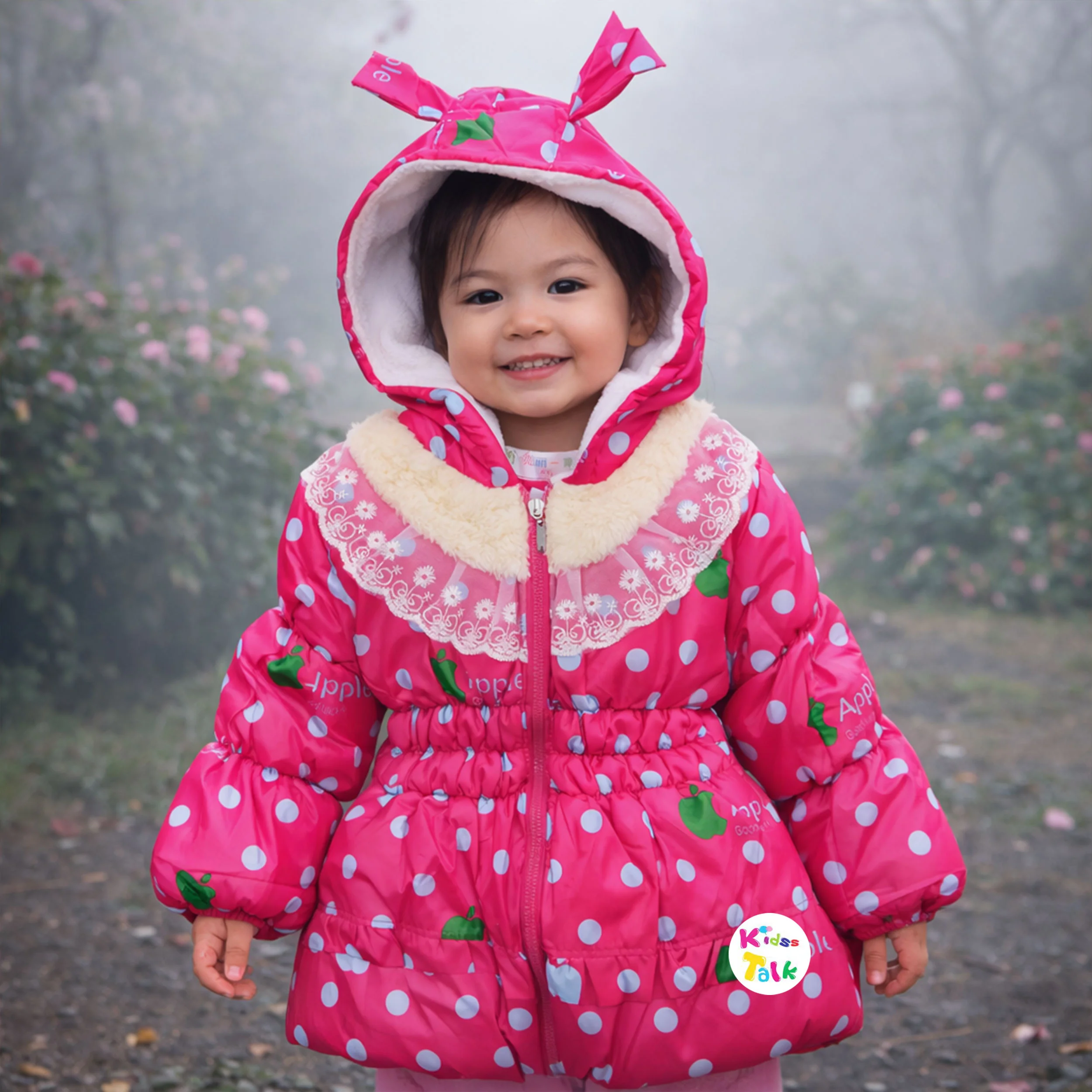 Light Weight Full Hooded Jacket - Hot Pink