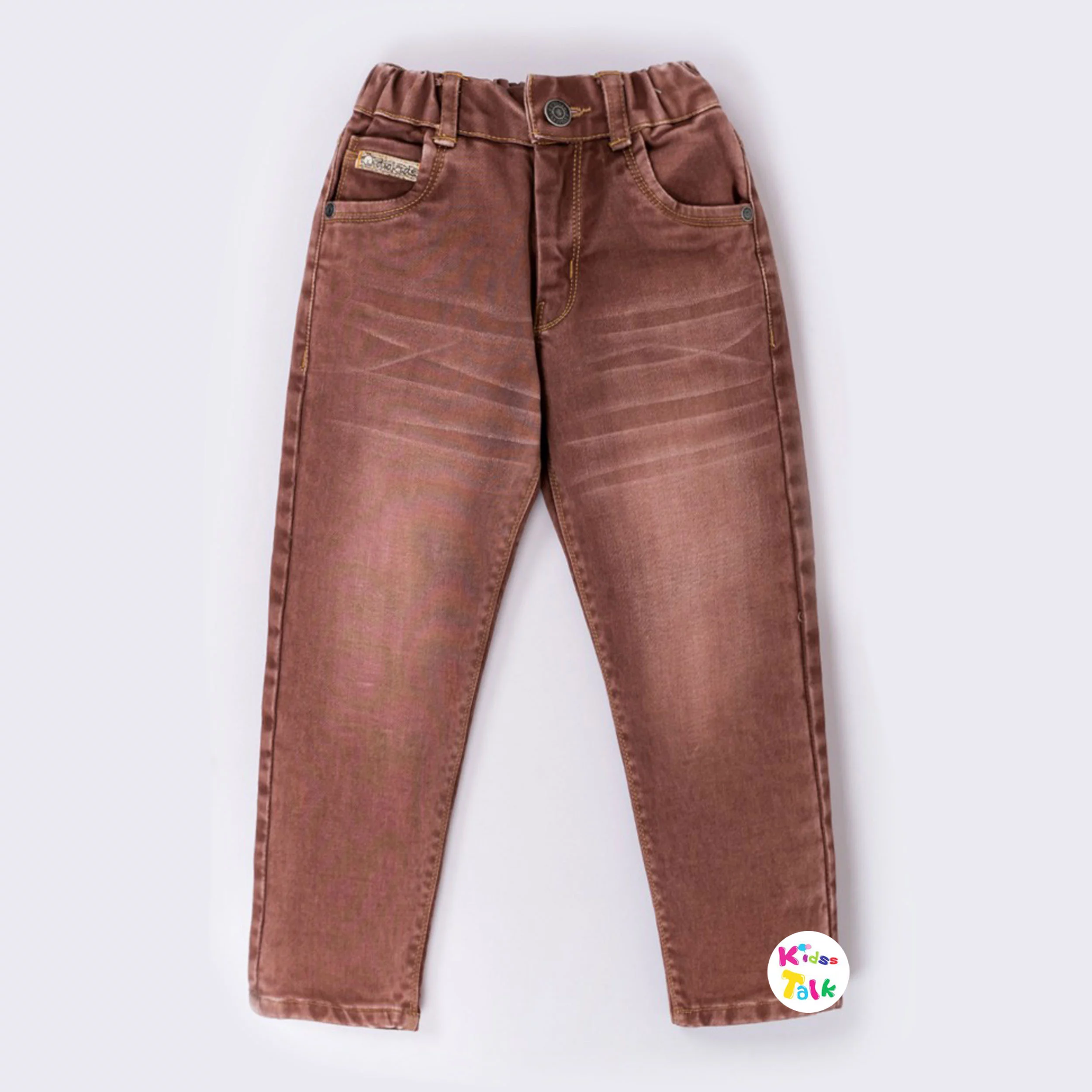 Denim Full Length Pant - Brown