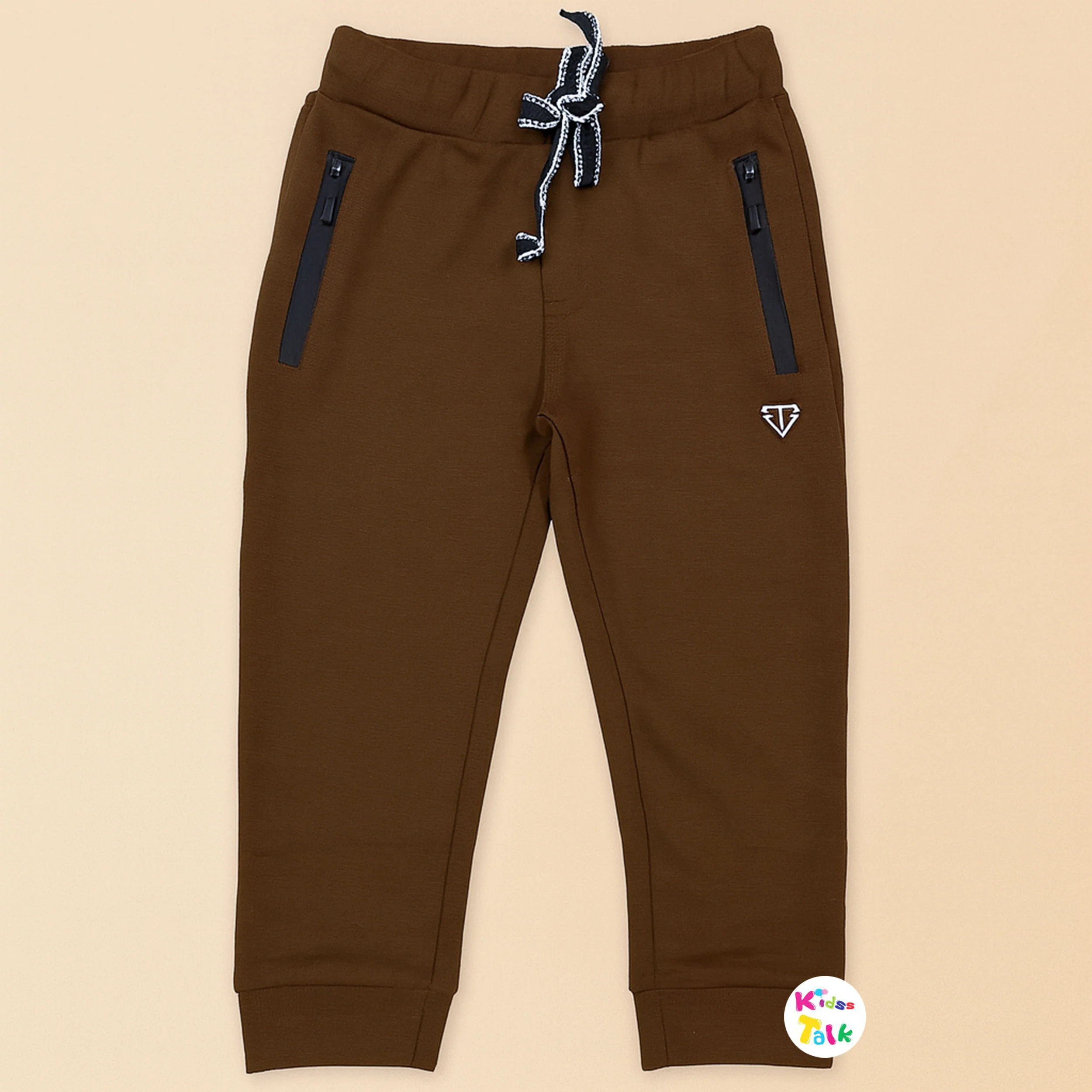 Soft Regular Fit Full Length Pant - Brown