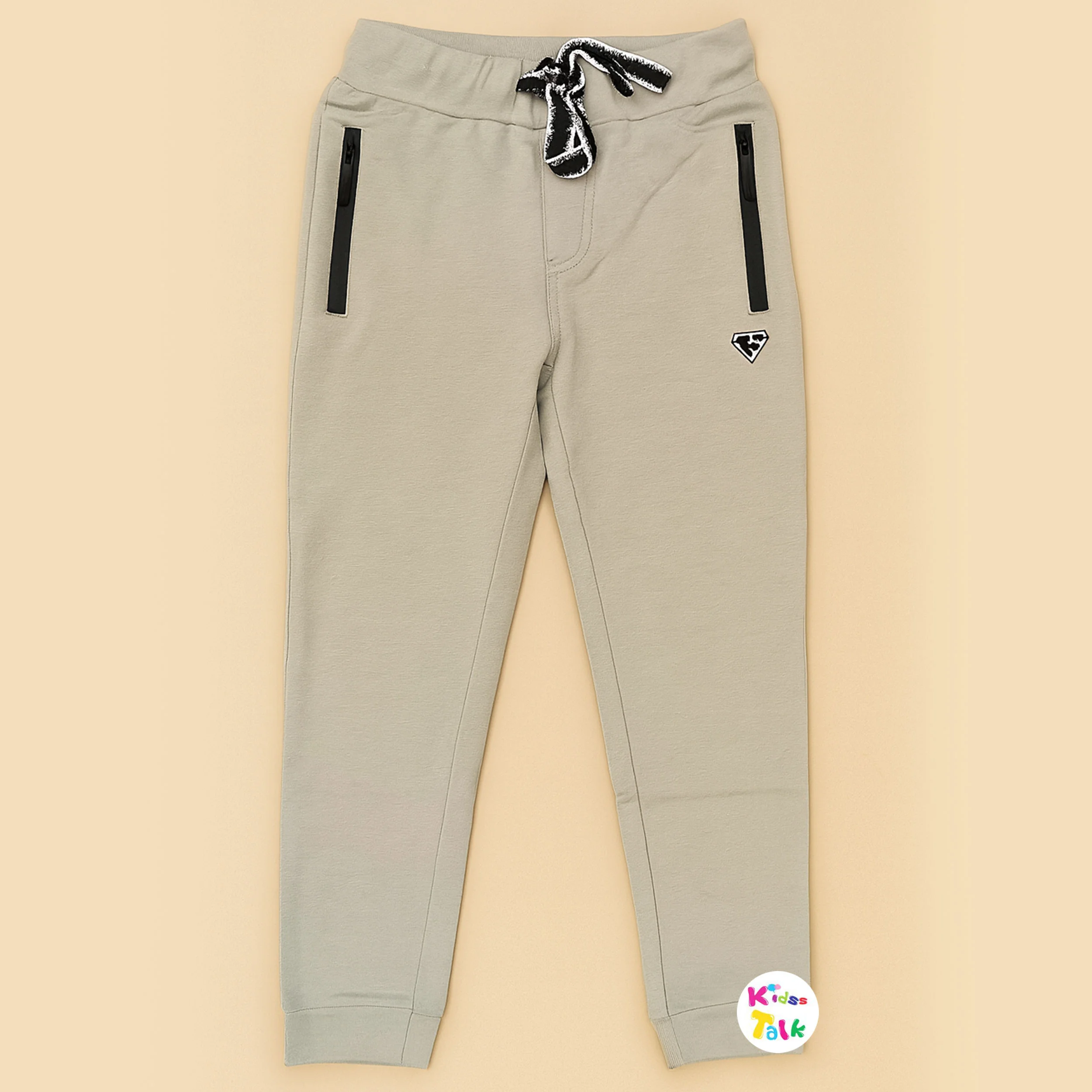 Soft Regular Fit Full Length Pant - Beige