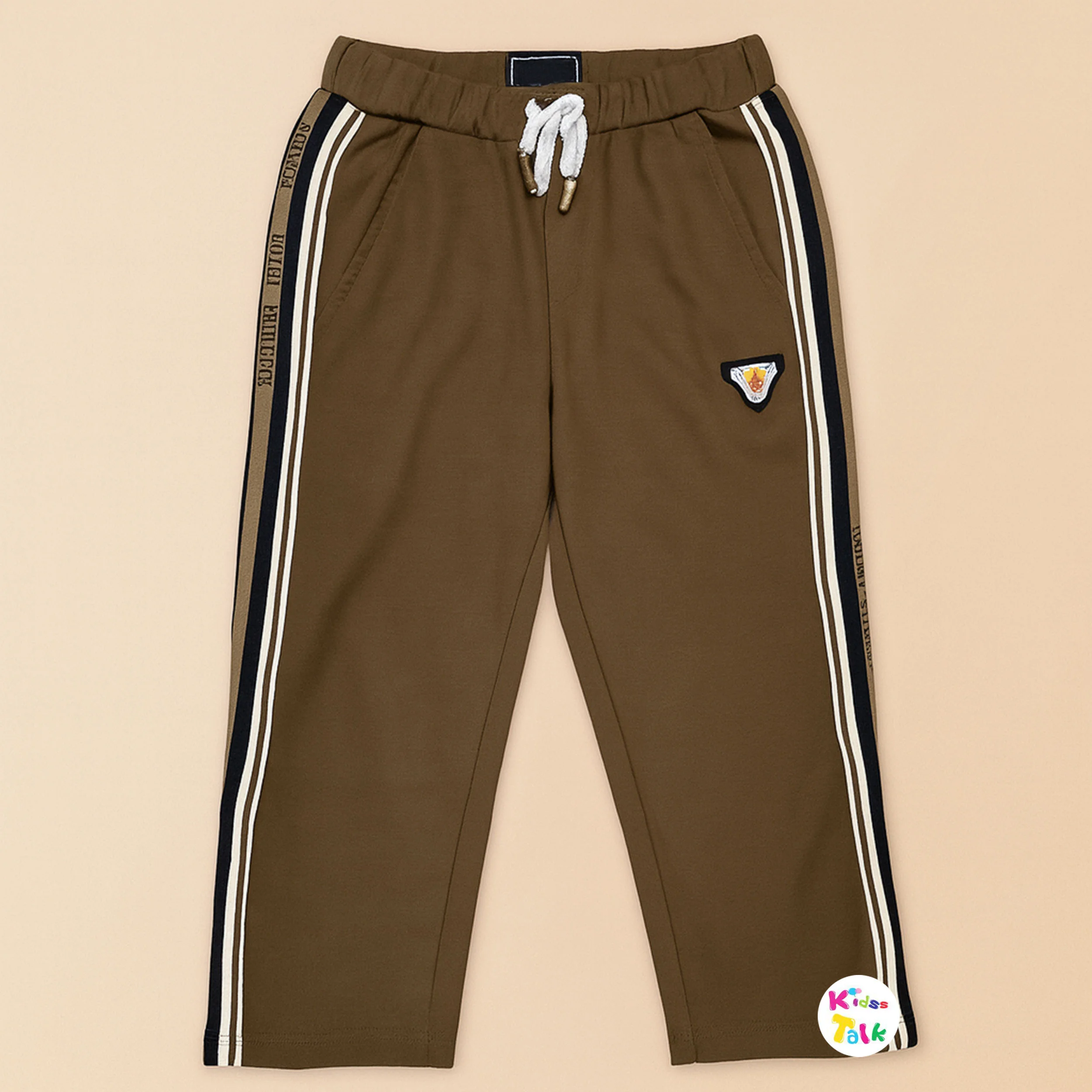 Soft Regular Fit Full Length Pant - Brown