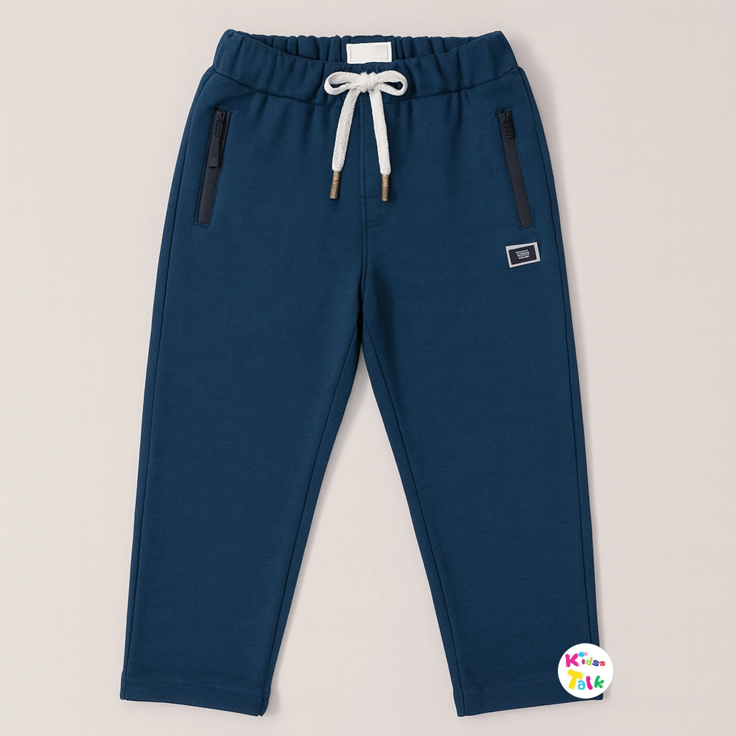 Poly Blend Full Length Pant - Blue
