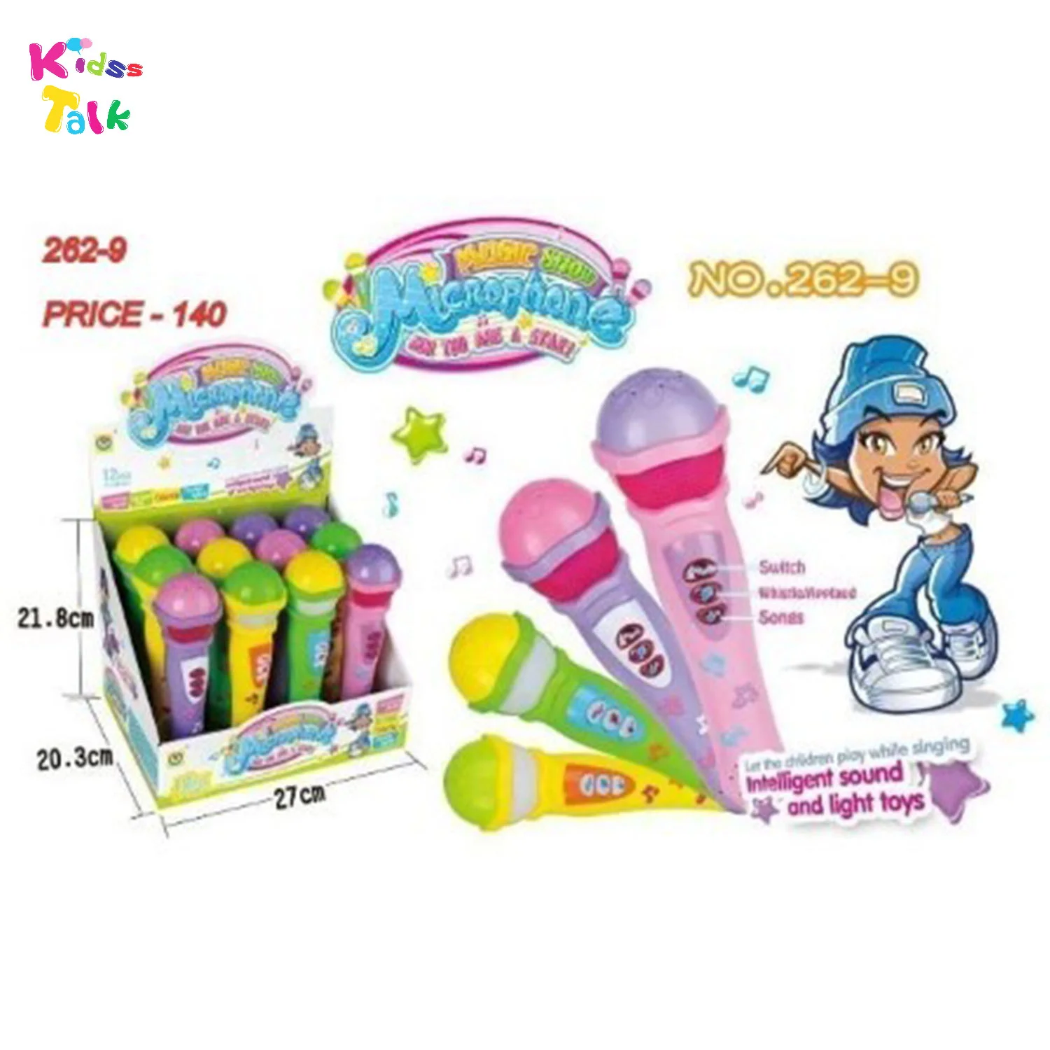 Music Show Micro Phone With Light N Music