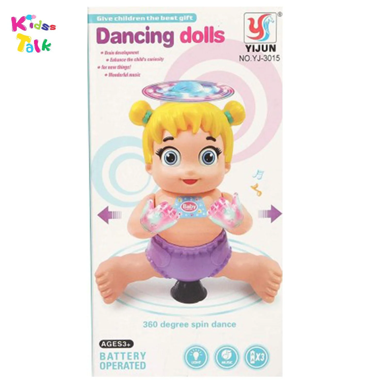 Spin Dancing Dolls With Light N Music