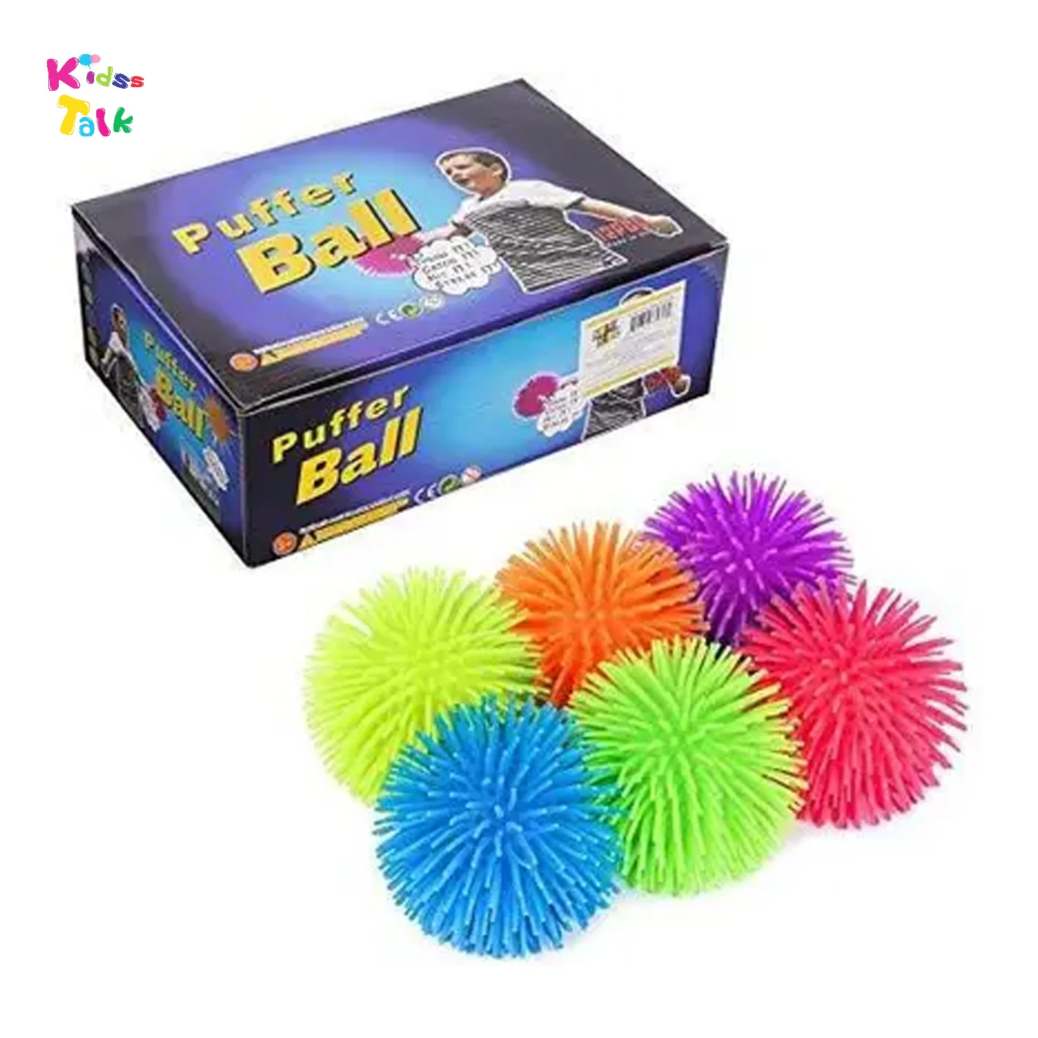 Smiley Puffer Ball With Light