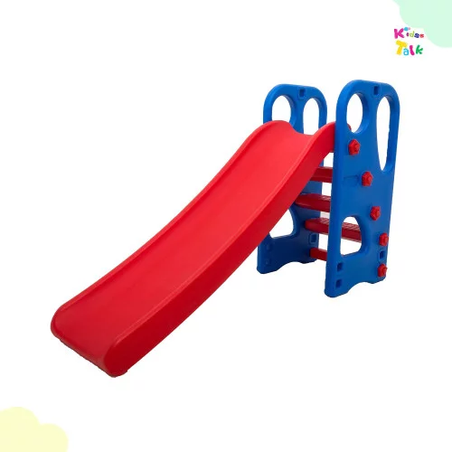 Kids Indoor Outdoor Play Slide – Durable Plastic Slider With Wide Steps And Handrails