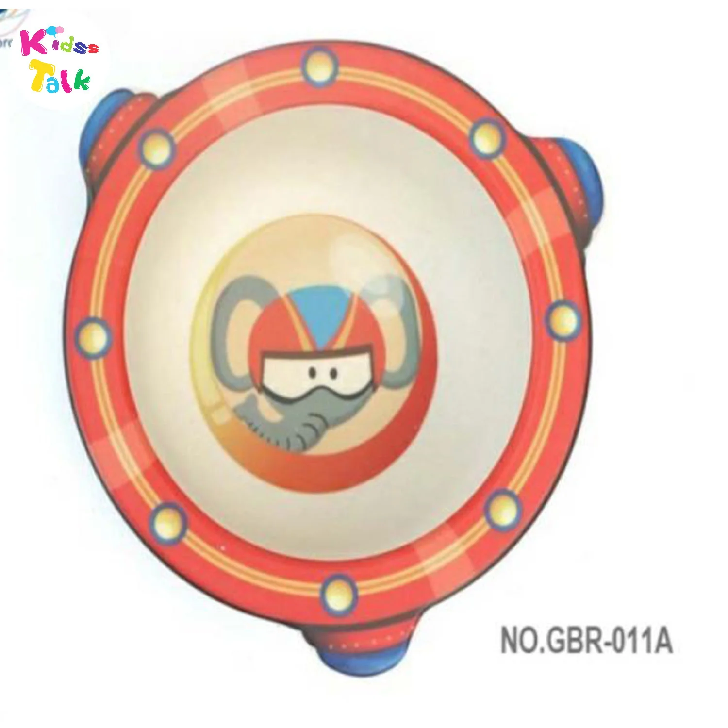 Bamboo Fiber Kids Cartoon Printed Plate
